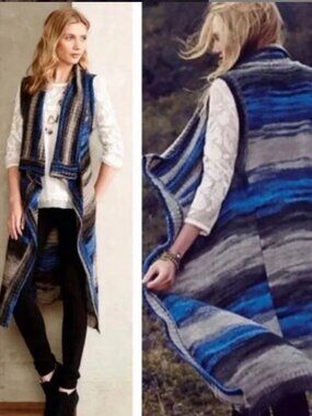 Moth sleeveless duster